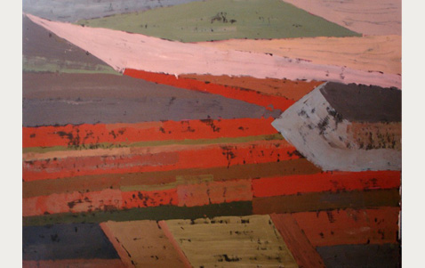 Painting of salt plains
