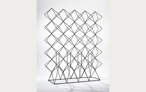 Mesh room divider